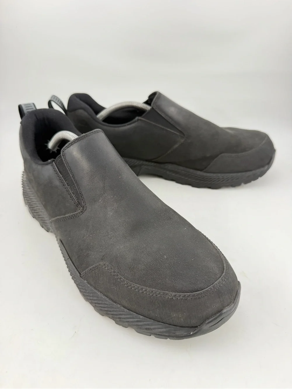 Merrell Men’s Slip-Ins Brown Leather -SZ 11.5- Jungle Moccasins Shoes